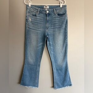 PAIGE Light Blue Flare Jeans